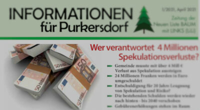 Ausgabe April 2021: Informationen für Purkersdorf