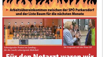 Ausgabe Dezember 2025 INFORMATIONEN für Purkersdorf titel PI dez 25